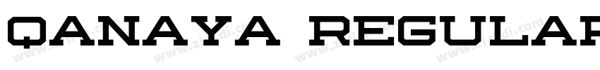 Qanaya Regular字体转换